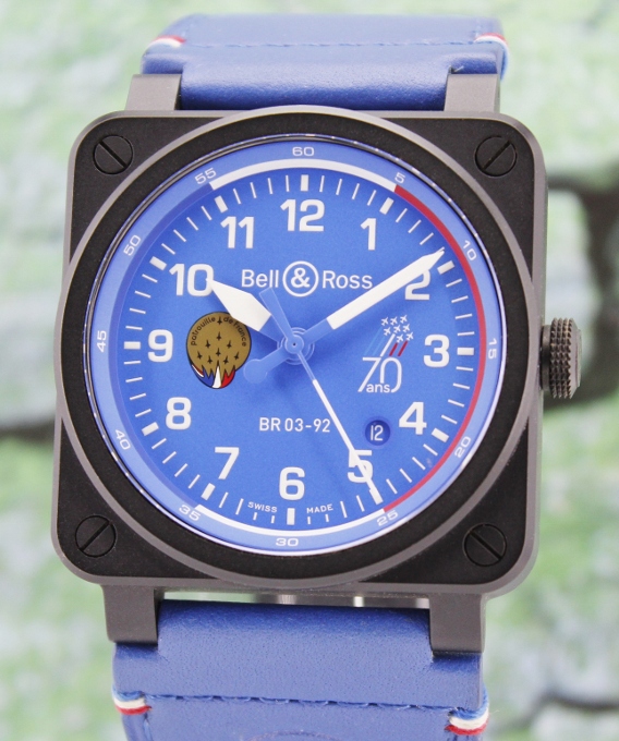 (image for) LIKE NEW BELL & ROSS BR 03-92 CERAMIC WATCH